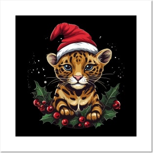 Ocelot Christmas Posters and Art